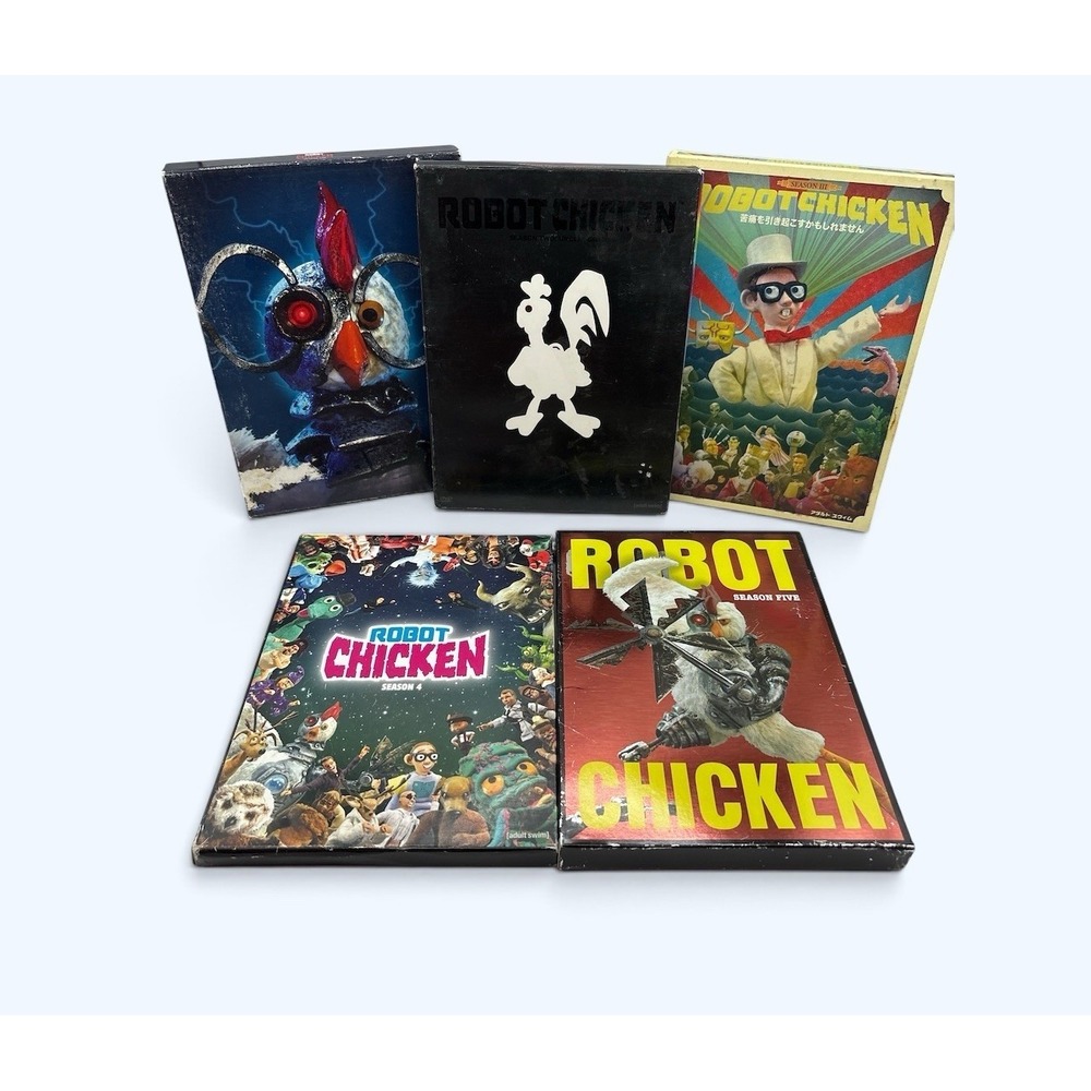 ROBOT CHICKEN DVD LOT SEASONS 1-5